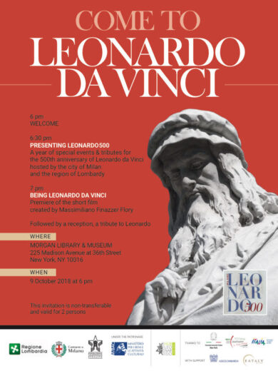 Milano vola con Leonardo a New York