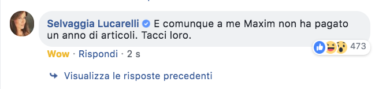 Selvaggia Lucarelli deride Maria Elena Boschi: “Nelle foto di Maxim sembra…”