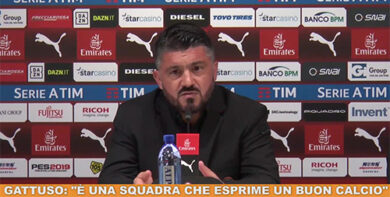 Tg Sport, Gattuso: “La squadra esprime un buon calcio”