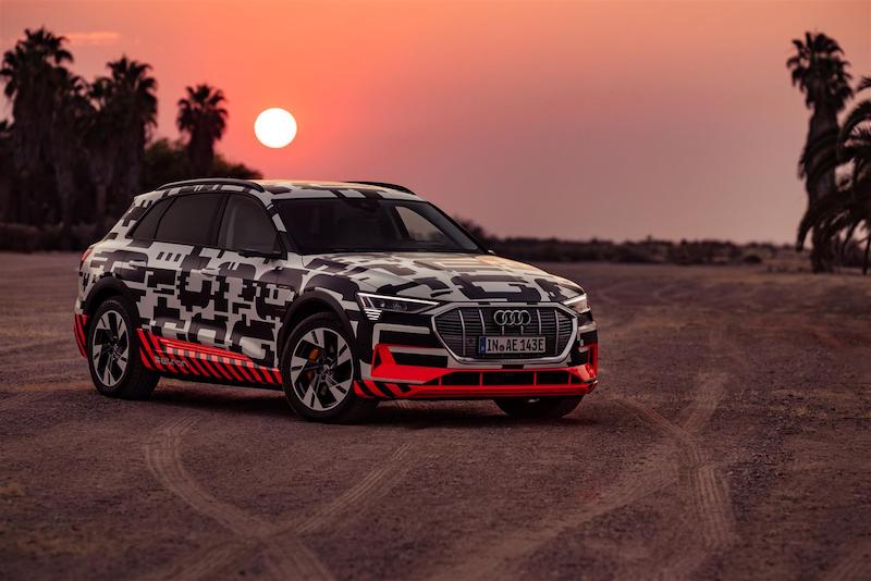 Test estremi per l’Audi e-tron nel deserto della Namibia