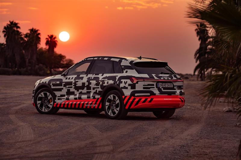 Test estremi per l’Audi e-tron nel deserto della Namibia