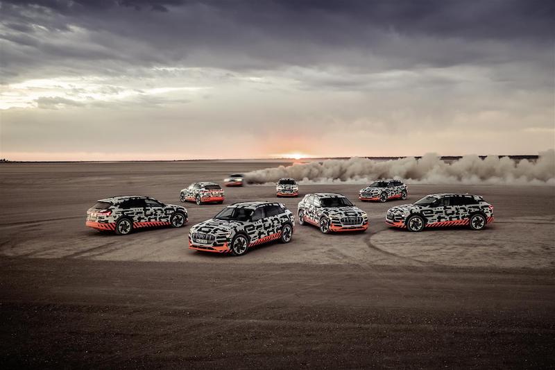 Test estremi per l’Audi e-tron nel deserto della Namibia