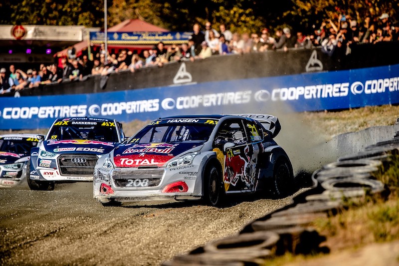 Campionato del Mondo di Rallycross,dura lotta per il Team Peugeot in Germania Campionato del Mondo di Rallycross,dura lotta per il Team Peugeot in Germania