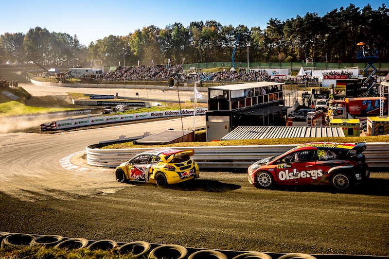 Campionato del Mondo di Rallycross,dura lotta per il Team Peugeot in Germania Campionato del Mondo di Rallycross,dura lotta per il Team Peugeot in Germania