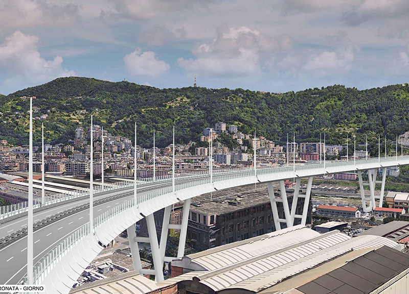 Galleria foto 'Autostrade per l’Italia: ecco il progetto per ponte Morandi, pronto in 9 mesi' - foto 1