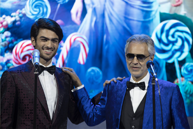 Lo schiaccianoci e i quattro regni, Andrea e Matteo Bocelli protagonisti