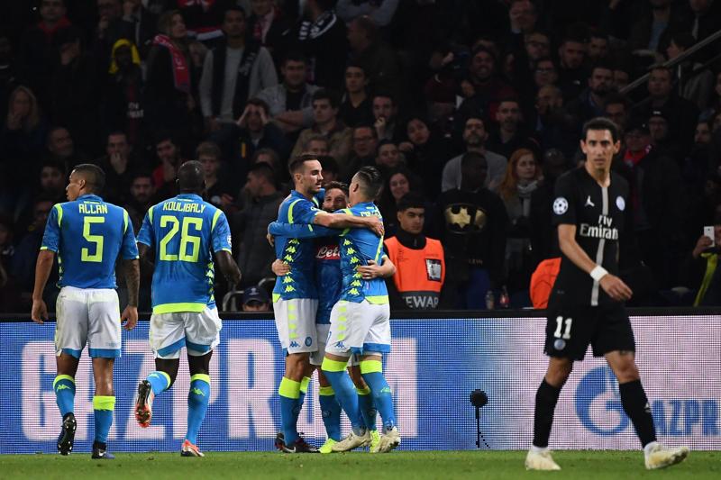 Psg-Napoli 2-2: Di Maria beffa Ancelotti nel recupero