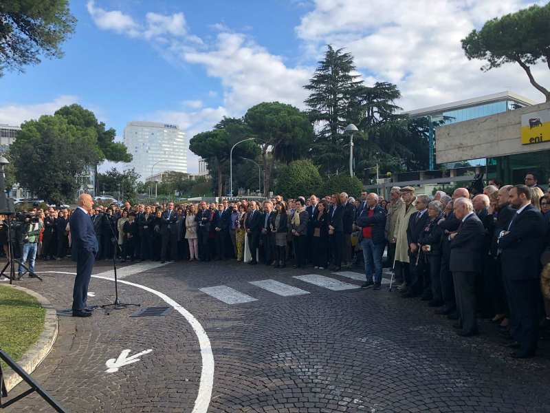 Eni ricorda il fondatore Enrico Mattei Eni ricorda il fondatore Enrico Mattei