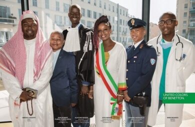 Benetton, la campagna di Toscani dedicata all’integrazione in Italia