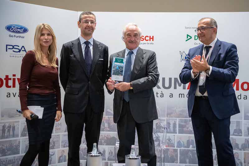 Alberto Bombassei premiato a #FORUMAutoMotive Alberto Bombassei premiato a #FORUMAutoMotive