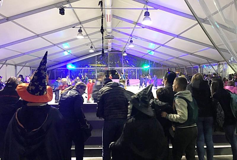 Saronno, il sindaco Fagioli all’inaugurazione della stagione del Palaghiaccio