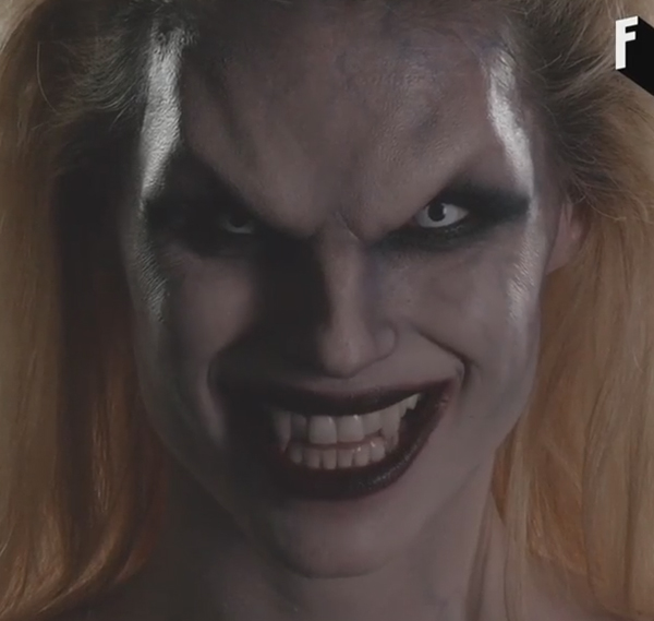 Michelle Hunziker “vampira” contro la violenza sulle donne. FOTO VIDEO