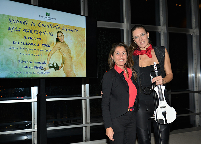 Elsa Martignoni in concerto “Quando la Creatività è Donna” Regione Lombardia Elsa Martignoni in concerto “Quando la Creatività è Donna” Regione Lombardia