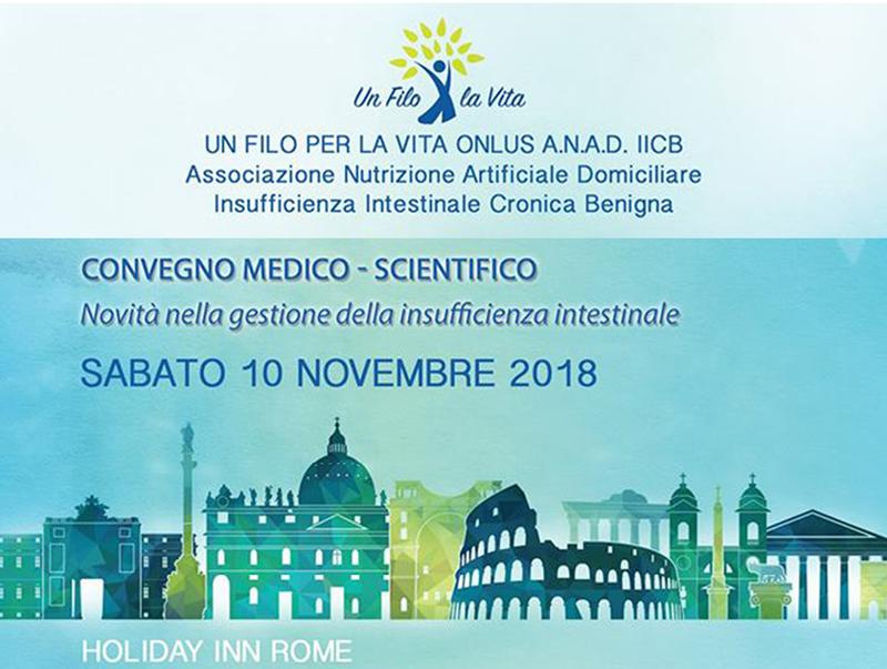 Insufficienza intestinale: le novità nel Convegno di Un Filo Per la Vita Onlus Insufficienza intestinale: le novità nel Convegno di Un Filo Per la Vita Onlus