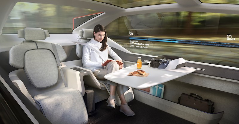 Volvo 360c, concept elettrica a guida autonoma, protagonista a Focus Live