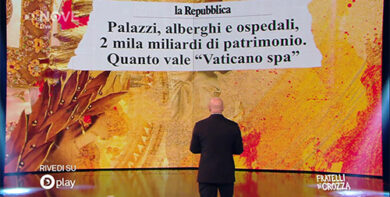 MAURIZIO CROZZA E IL MONOLOGO SU ICI E VATICANO