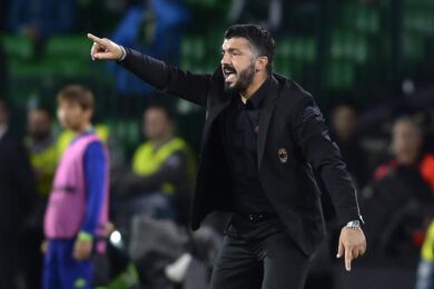 Betis-Milan 1-1. Gattuso: “Grande ripresa. Spero di recuperare Musacchio”