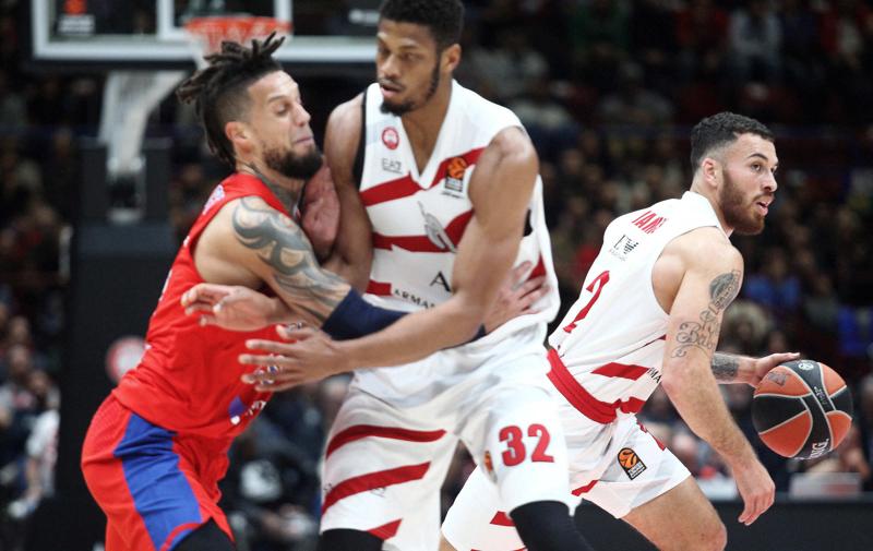 Olimpia Milano-Cska 85-90, Pianigiani: “Una delle nostre migliori partite”