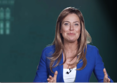 La “Boschi” a Ballando con le stelle: la nuova Guzzanti alla Tv delle Ragazze