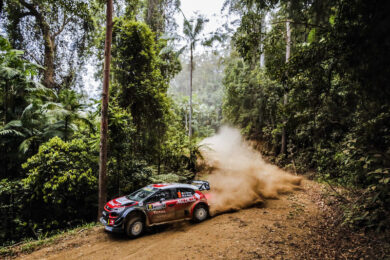 Rally Australia, Citroen Racing scalda i motori