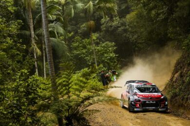 Rally d’Australia, Il duo Citroen perde la leadership