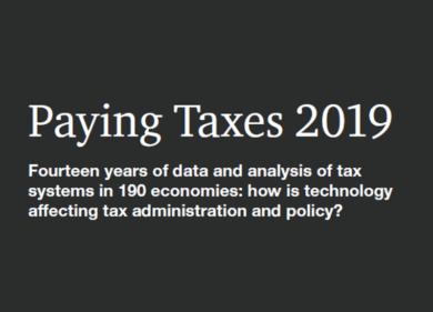 Il rapporto ‘Paying Taxes 2019’. L’Italia scende al 118° posto