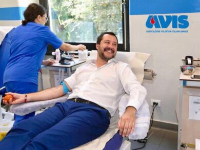 Salvini: “Donazione del sangue obbligatoria nelle scuole”
