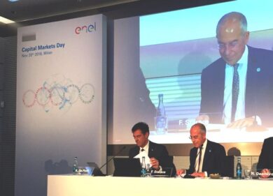 Enel: 27,5 mld di investimenti al 2021 e punta su rinnovabili