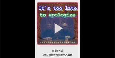 Dolce&Gabbana e quelle scuse contrite. Ma la Cina dice: “Troppo tardi”. VIDEO