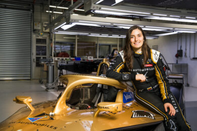 Tatiana Calderón al volante della  DS E-TENSE FE19