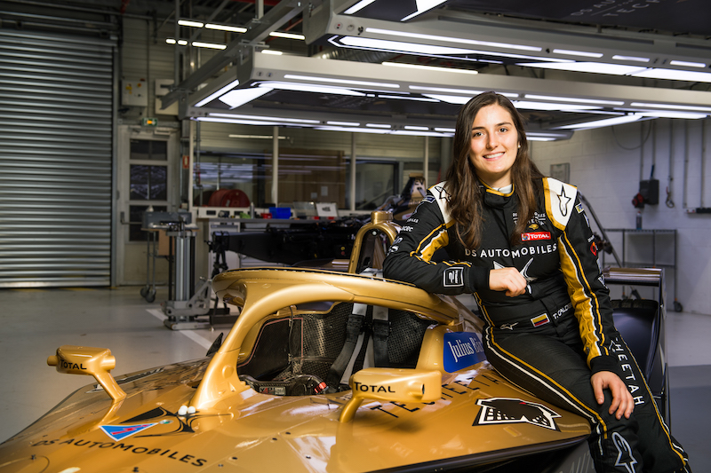 Tatiana Calderón al volante della DS E-TENSE FE19 Tatiana Calderón al volante della DS E-TENSE FE19