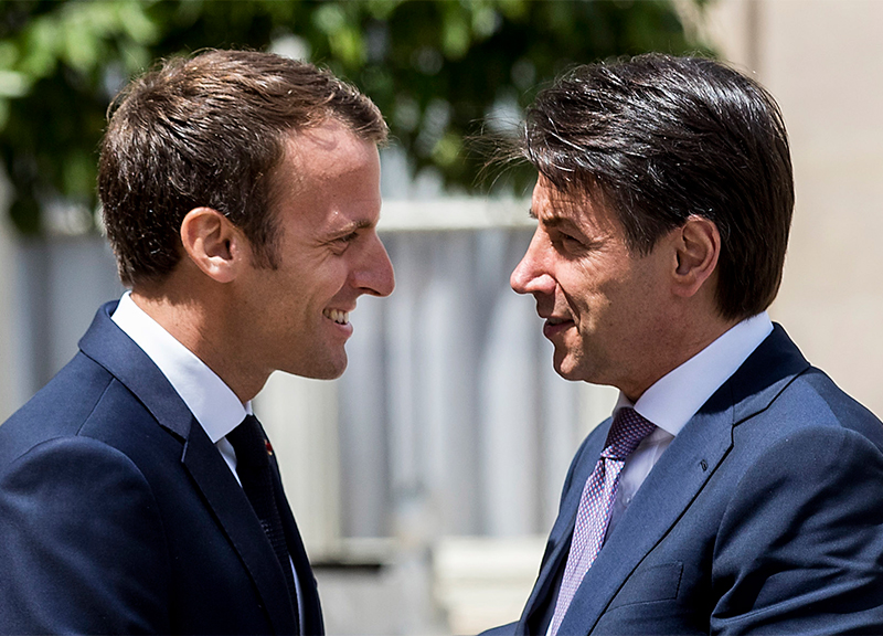 Italia e Francia, crolla il gradimento per Macron e cresce la forza di Conte Italia e Francia, crolla il gradimento per Macron e cresce la forza di Conte