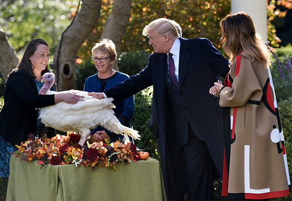 Melania Trump pronta per Natale: rosso e simboli patriottici alla Casa Bianca