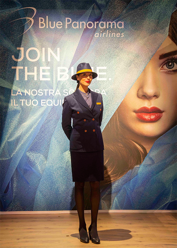 Blue Panorama Airlines cambia stile: ecco le nuove divise made in Italy