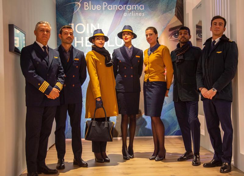 Blue Panorama Airlines presenta le nuove divise Blue Panorama Airlines presenta le nuove divise