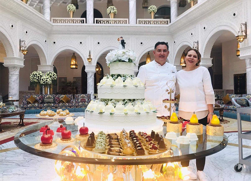 La pasticceria di De Riso per il matrimonio da favola del principe del Qatar La pasticceria di De Riso per il matrimonio da favola del principe del Qatar