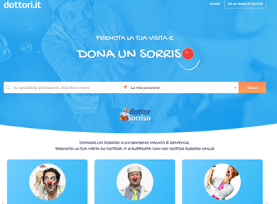 Dottori.it annuncia un progetto speciale a favore della clownterapia