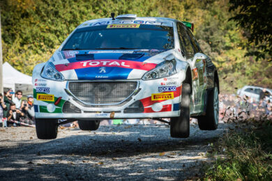Andreucci con la Peugeot 208 T16 protagonisti al Monza Rally Show