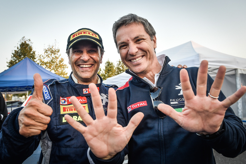 Andreucci con la Peugeot 208 T16 protagonisti al Monza Rally Show Andreucci con la Peugeot 208 T16 protagonisti al Monza Rally Show