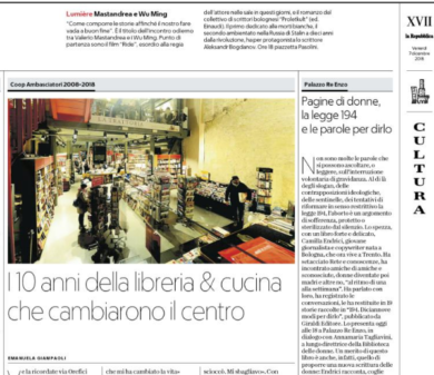 Repubblica celebra Libreria Coop Eataly Trattamento di favore a business rosso