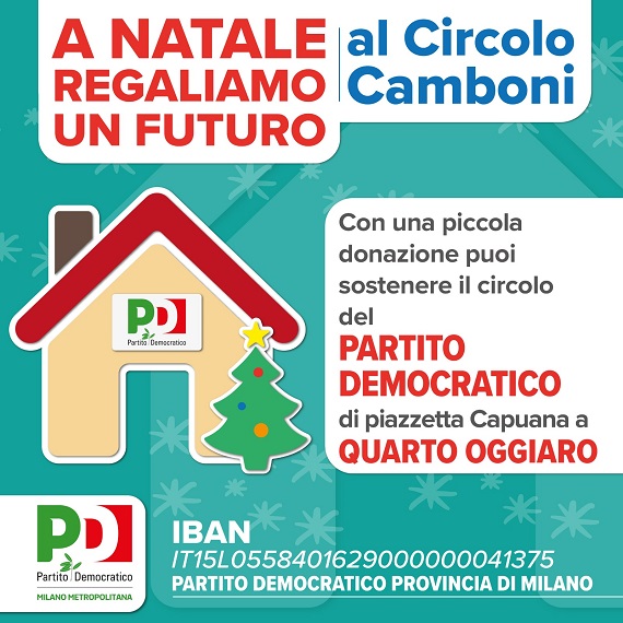 Pd Milano, l’appello: “Sosteniamo il circolo di Quarto Oggiaro”