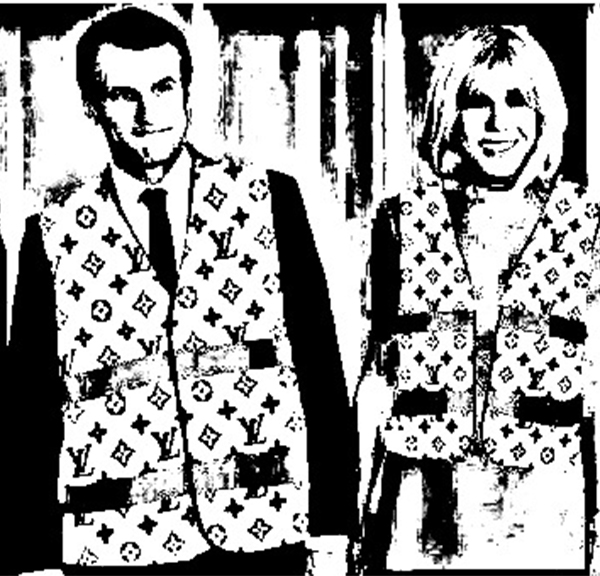 Il fatto della settimana, i Macron (in gilet) visti dall’artista Il fatto della settimana, i Macron (in gilet) visti dall’artista