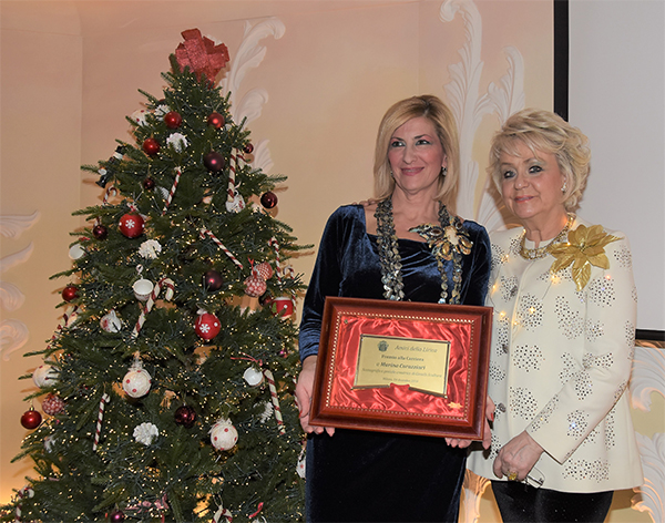 Daniela Javarone Presidente Amici della Lirica festa di Natale