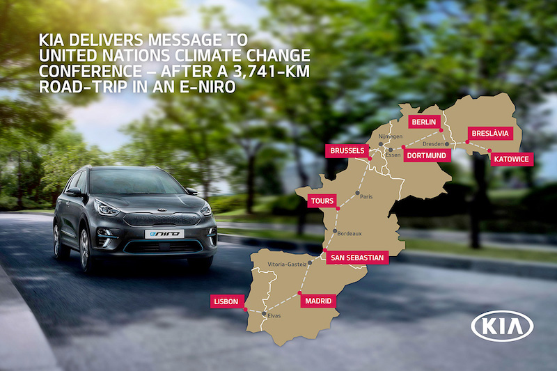 Kia e-Niro ambasciatore del cambiamento alla COP 24