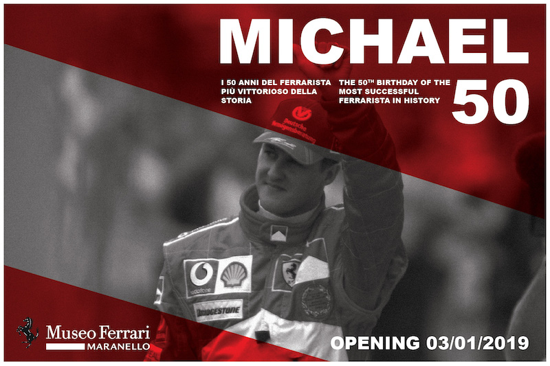 Il Museo Ferrari festeggia il 50esimo compleanno di Michael Il Museo Ferrari festeggia il 50esimo compleanno di Michael