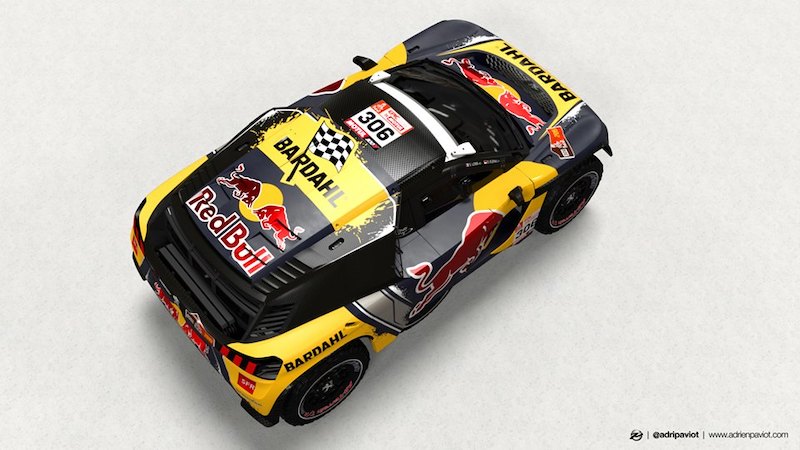 Il 2019 di Loeb comincia dalla Dakar al volante di una  Peugeot 3008 DKR