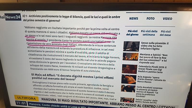 Di Maio,l’intervista di Affari fa notizia:ripresa anche da Corriere, Sole e…