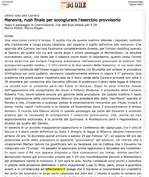 Di Maio,l’intervista di Affari fa notizia:ripresa anche da Corriere, Sole e…