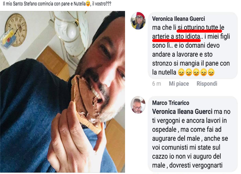 Medico a Salvini: “Idiota, gli si otturino le arterie”. Poi spiega e si scusa Medico a Salvini: “Idiota, gli si otturino le arterie”. Poi spiega e si scusa