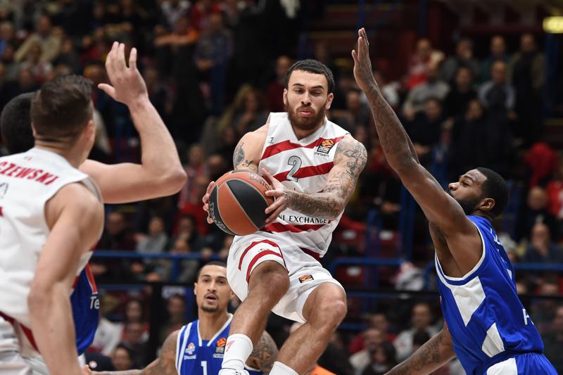 Olimpia Milano da record: 111-94, travolto il Buducnost Podgorica
